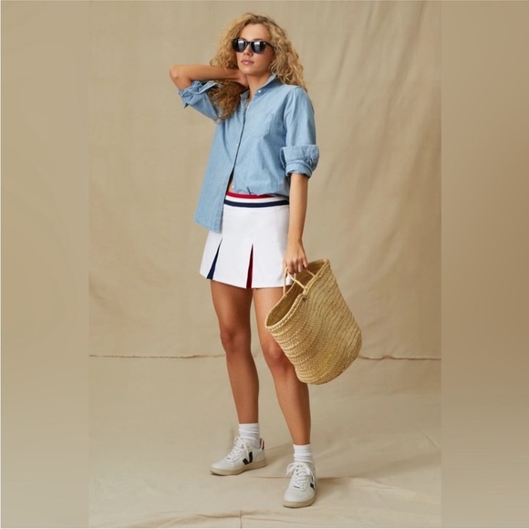 Tuckernuck Pants - Tuckernuck/Tnuck Sport 14 inch Carly Tennis Skirt in Americana, Size Large, NWT